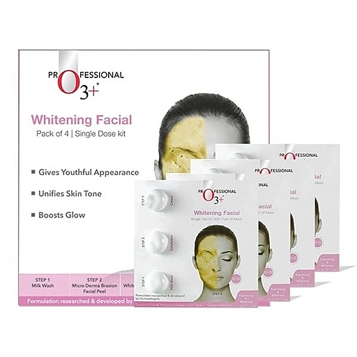 O3+ Whitening Facial Singe Dose Kit (Pack Of 4)