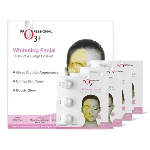 O3+ Whitening Facial Singe Dose Kit (Pack Of 4)