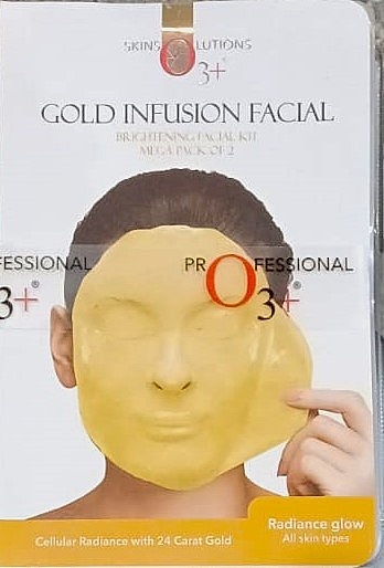 O3+ Gold Infusion Facial Kit Mega Pack Of 2