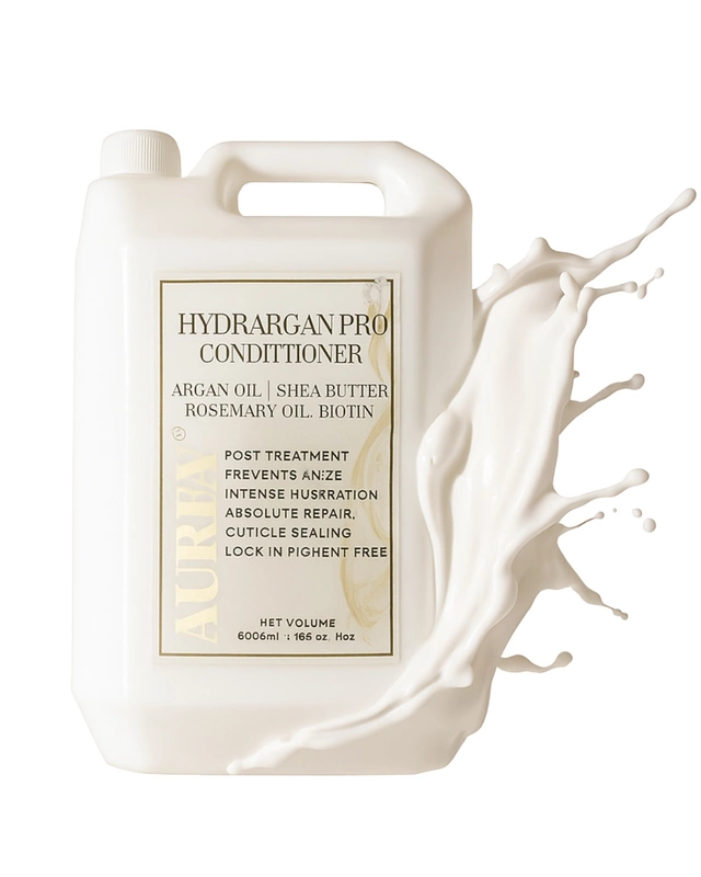 Aurey Hydrargan Pro Conditioner With Argan Oil | Shea Butter | Rosemary Oil & Biotin 5000ML