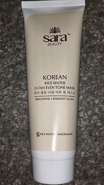 Sara Korean Rice Water D-Tan Even Tone Mask