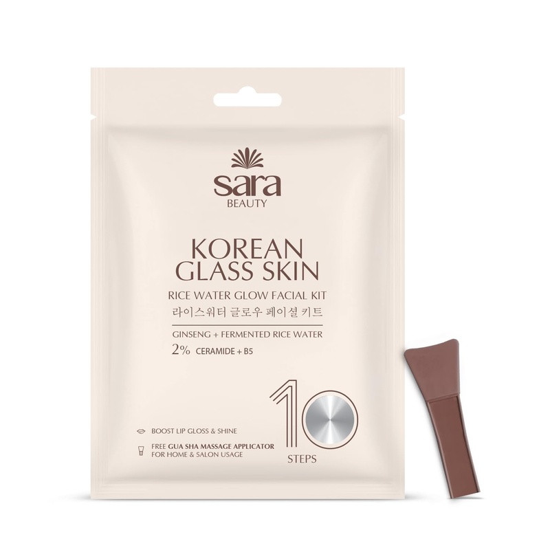 SARA Korean Glass Glow Facial Kit