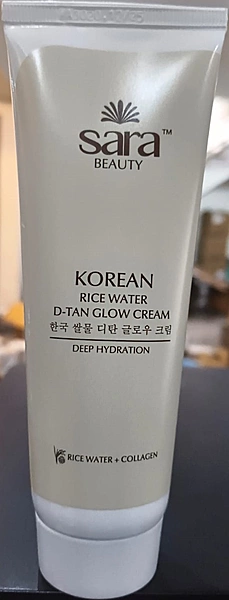 Sara Korean Rice Water D-Tan Glow Cream