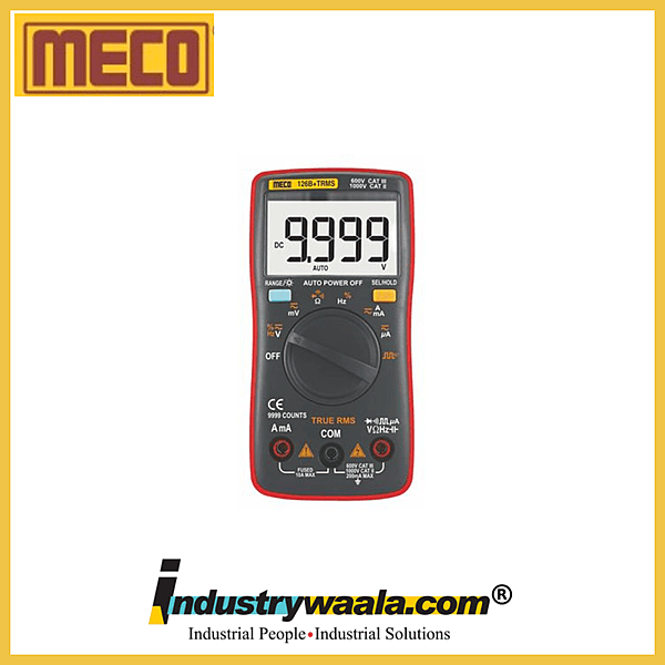 Meco 126B+TRMS Digital Multimeters - Palm / Pocket Size
