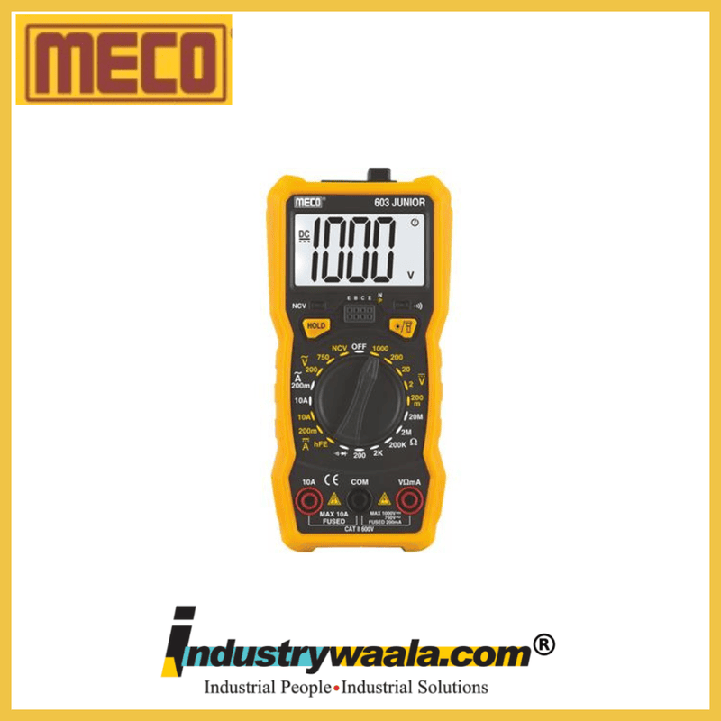 Meco 603 JUNIOR Digital Multimeters - Professional Type