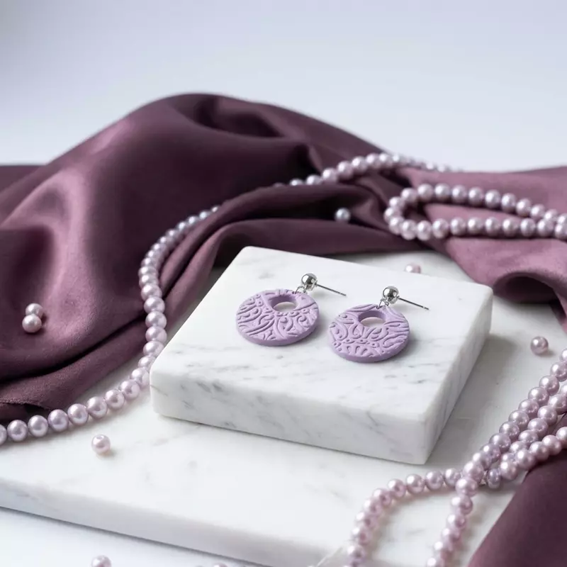 Lavender Mandala Drops