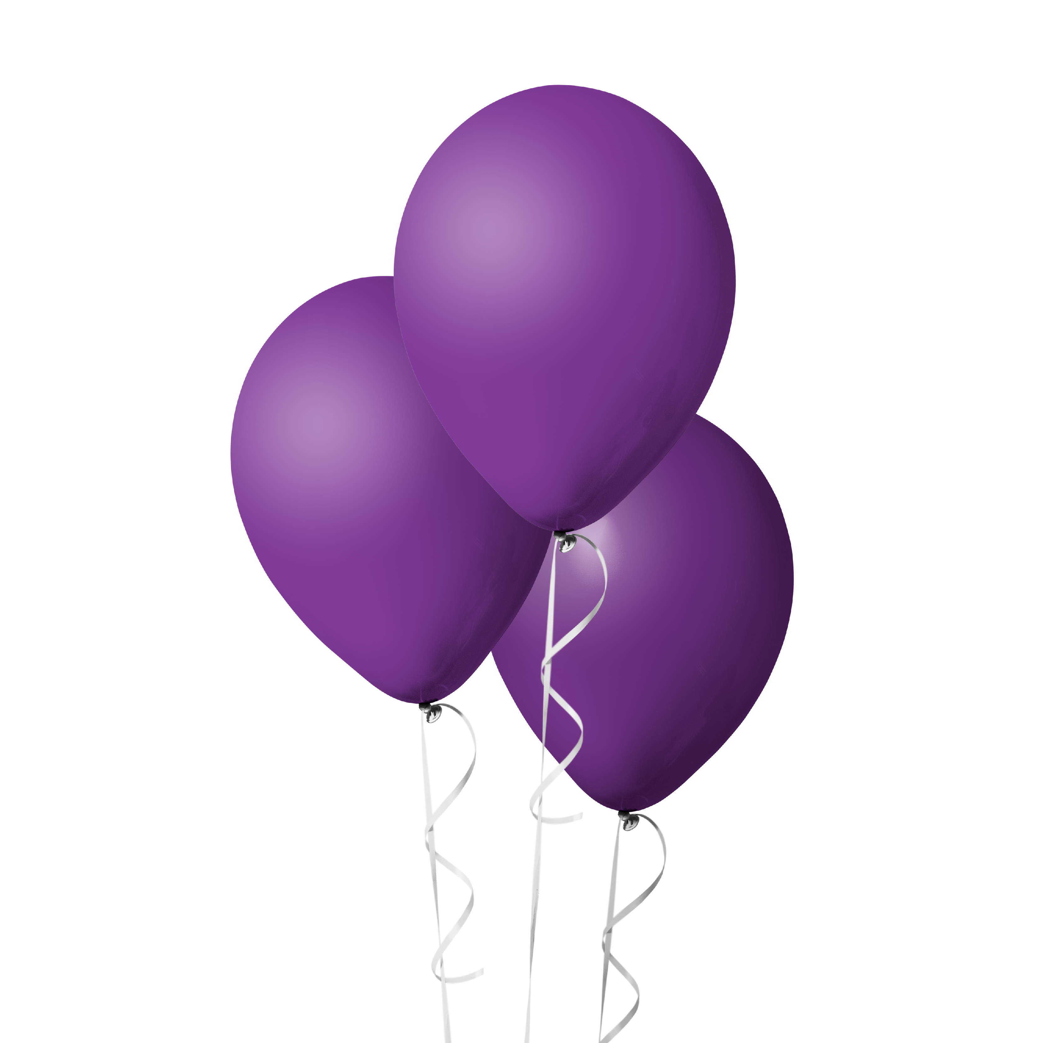 The Magic Balloons Store- 8" Latex Balloons (Pack of 50)-purple