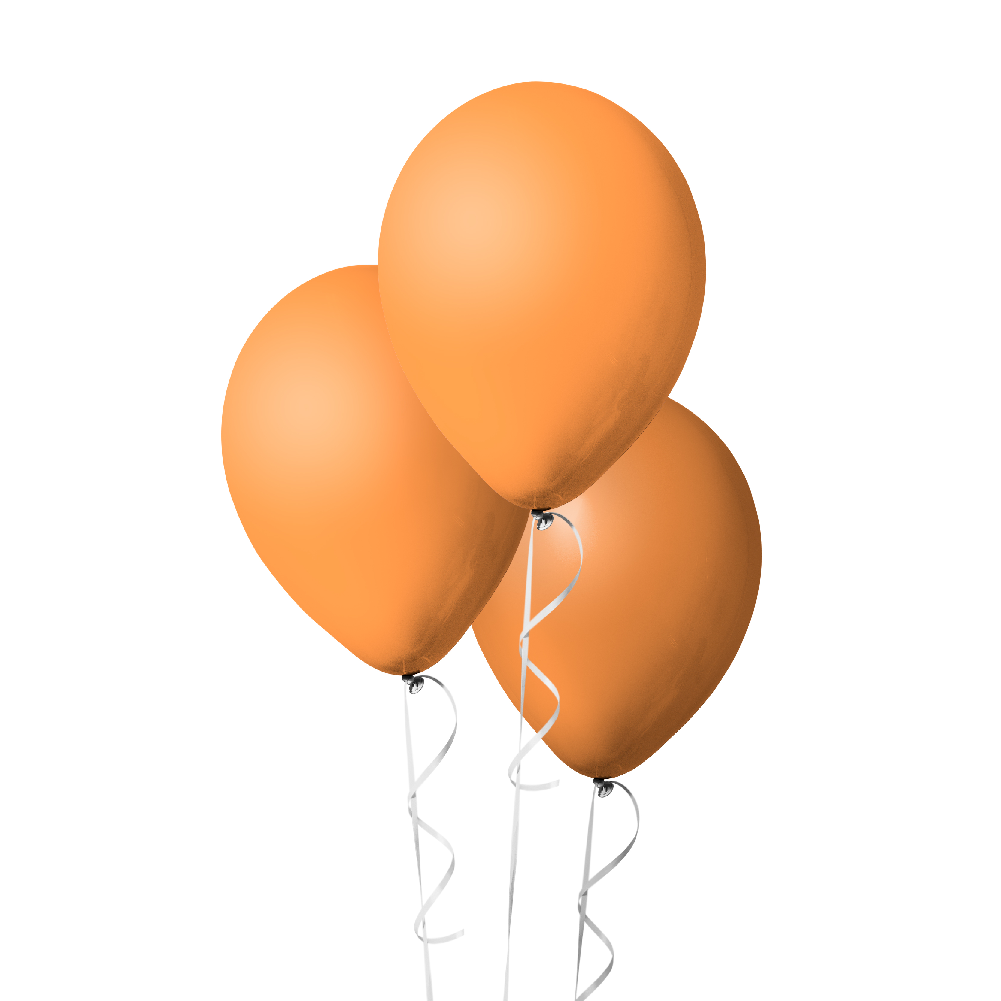 The Magic Balloons Store- 8" Latex Balloons (Pack of 50)-Orange