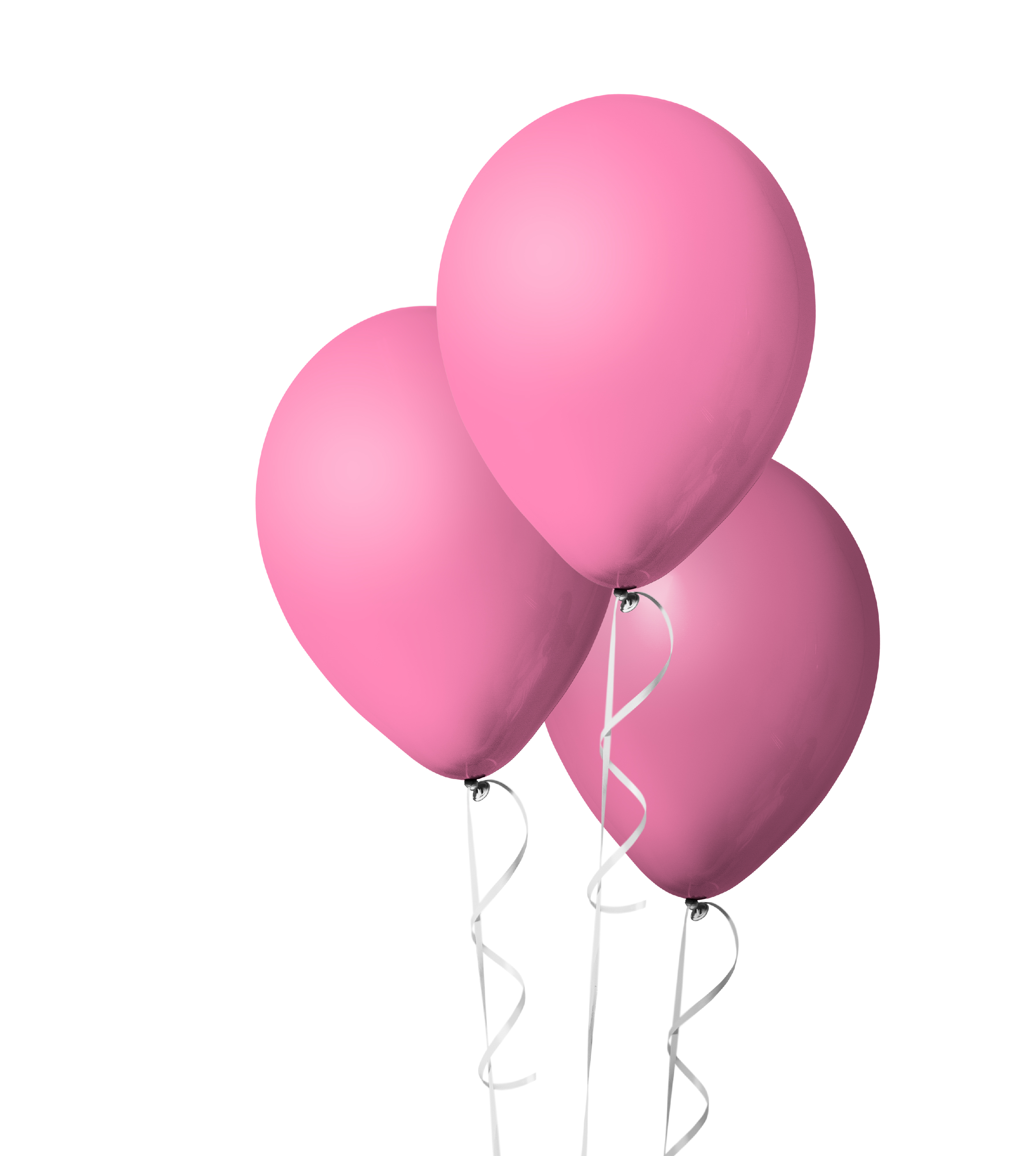 The Magic Balloons Store- 8" Latex Balloons (Pack of 50)-Pink