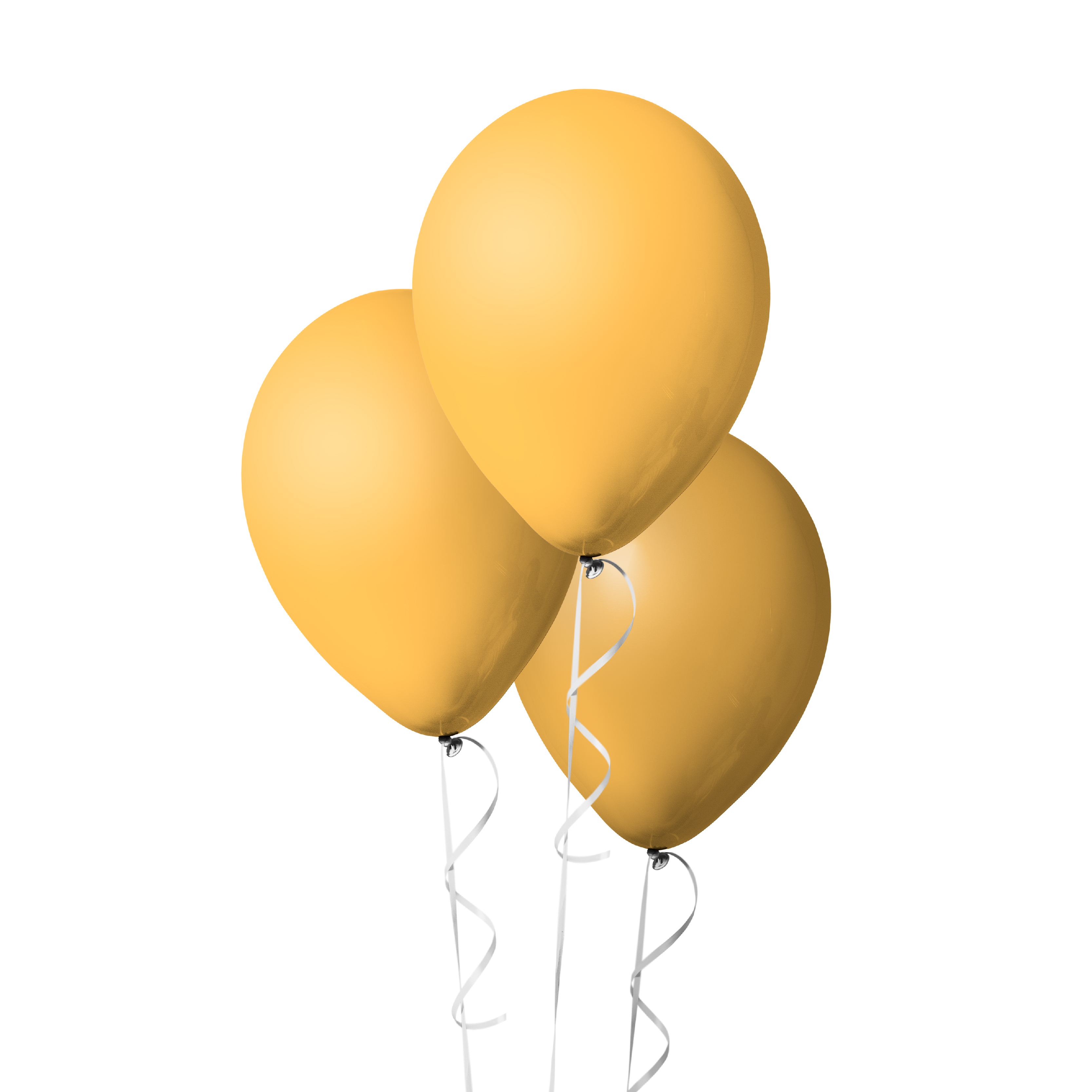 The Magic Balloons Store- 8" Latex Balloons (Pack of 50) - Gold