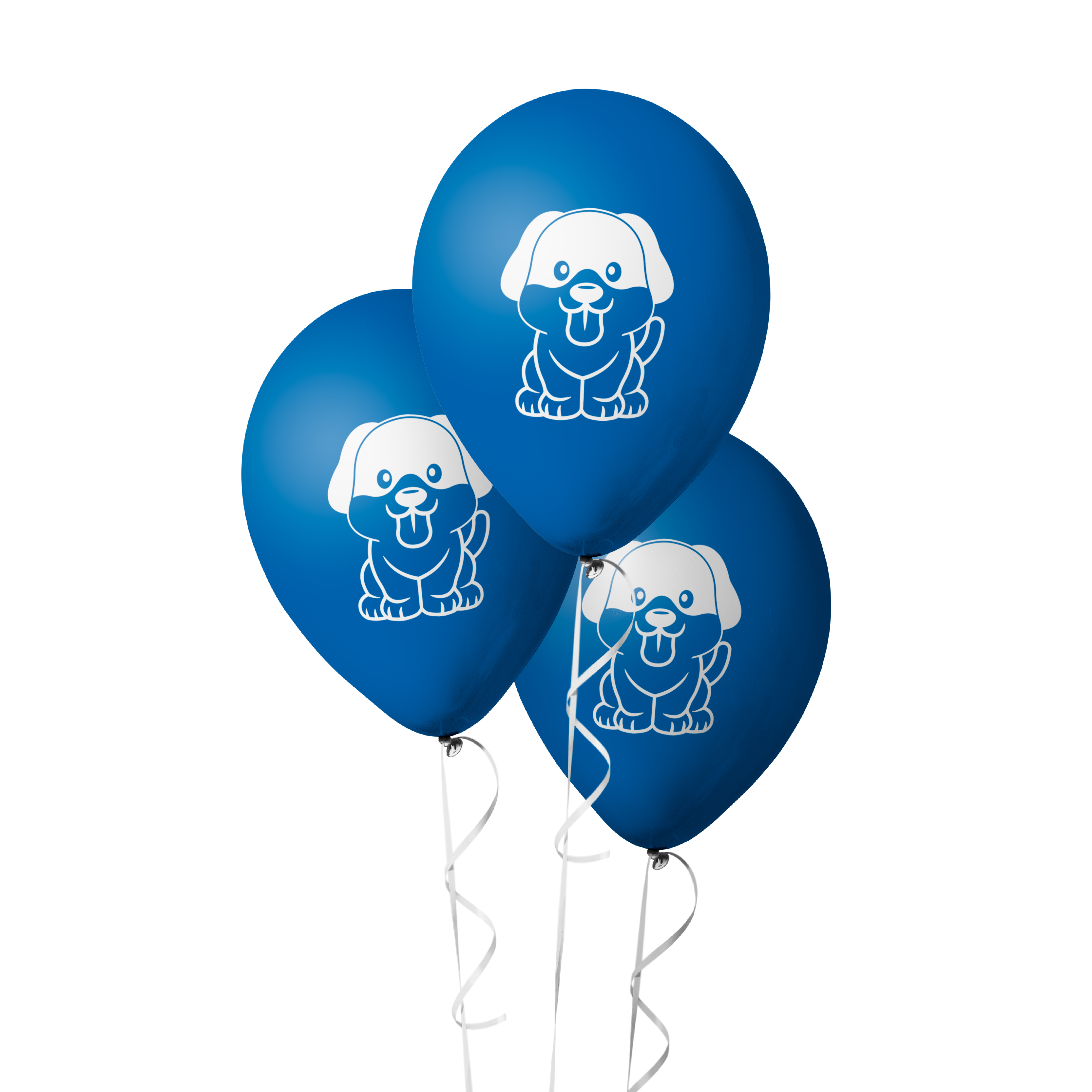 The Magic Balloons - Dog Theme Birthday Balloons With A Banner Latex Balloons For Dog Birthday Party Pack of 21pcs | Blue Balloons Perfect For Dog Parties and Dog Lovers Party Suppliers - 181769