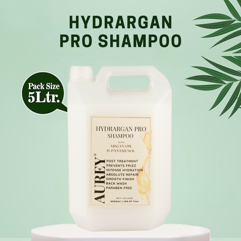 Aurey Hydrargan Pro Shampoo With Argan Oil & D-Panthenol  5000 ml