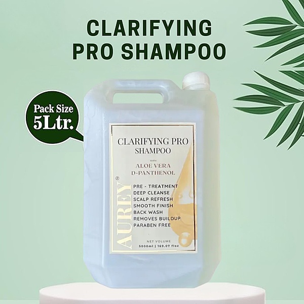Aurey Clarifying Pro Shampoo With Aloe Vera & D-Panthenol 5000 ml
