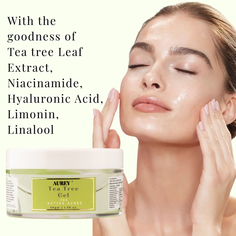 Aurey Tea Tree Gel with Tea Tree Leaf Extracts 50 gm