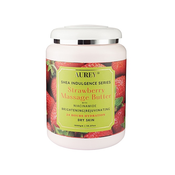 Aurey Strawberry Massage Butter With Niacinamide 1000 gm