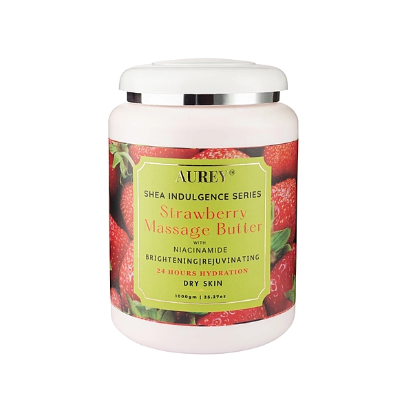 Aurey Strawberry Massage Butter With Niacinamide 1000 gm