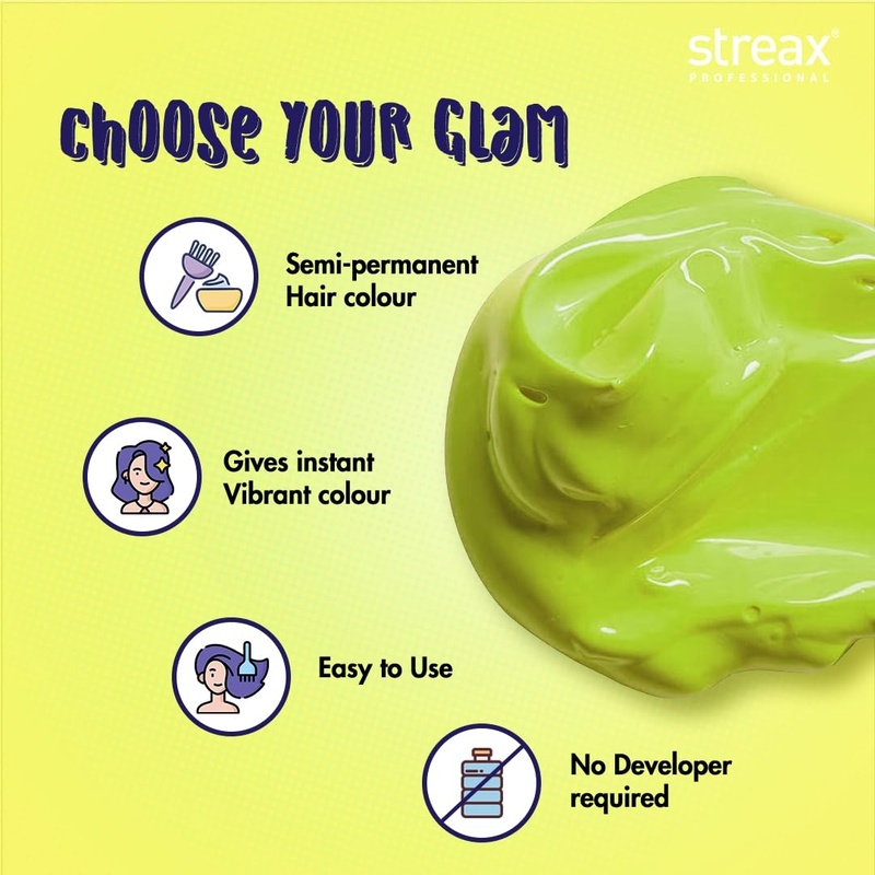 Streax Perky Green