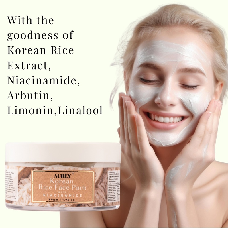 Aurey Korean Rice Face Pack | 50 gm | New