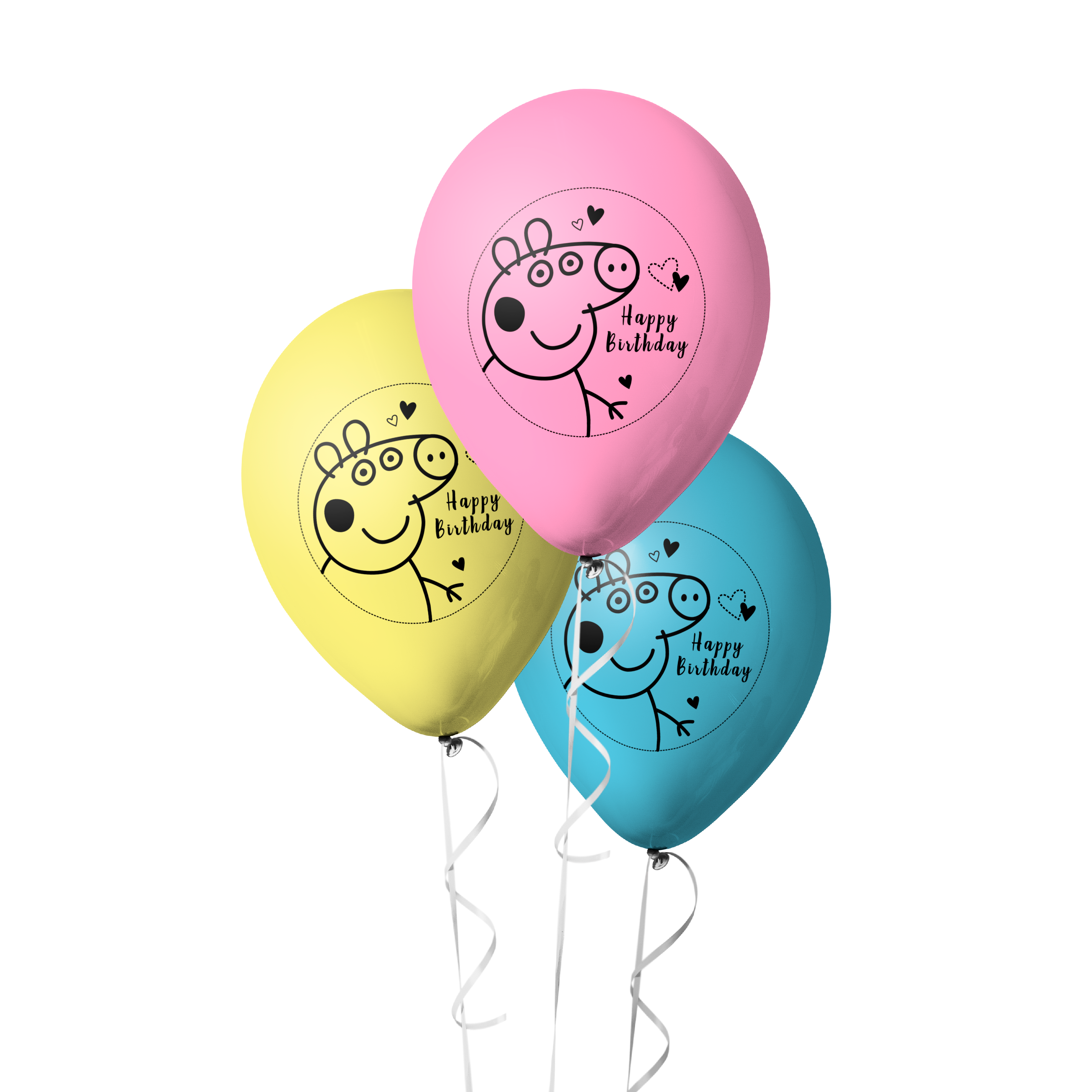 The Magic Balloons Store- Peppa Pig Party Balloons- Pack of 30 pcs-181216