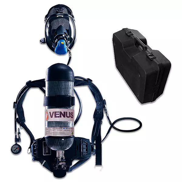 VENUS SCBA BACK PLATE,CARBON COMPOSITE CYLINDER WITH V666 FULL FACE MASK 13203/73203
