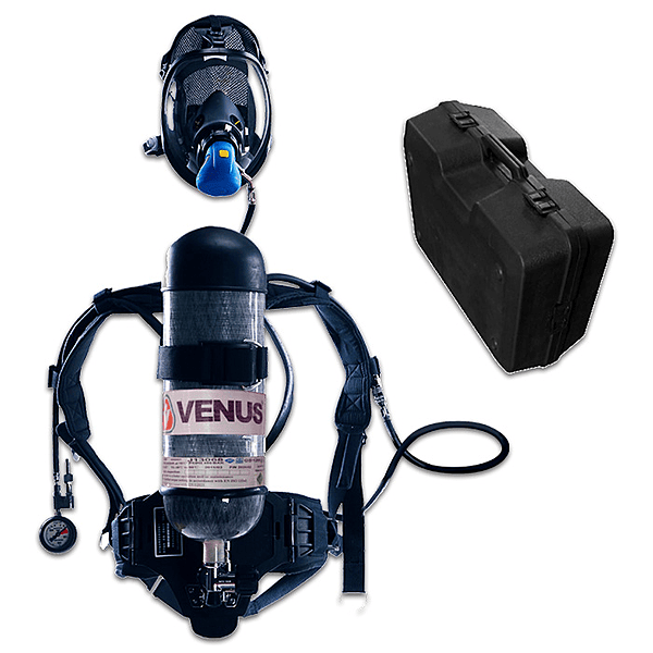 VENUS SCBA BACK PLATE,CARBON COMPOSITE CYLINDER WITH V666 FULL FACE MASK 13203/73203