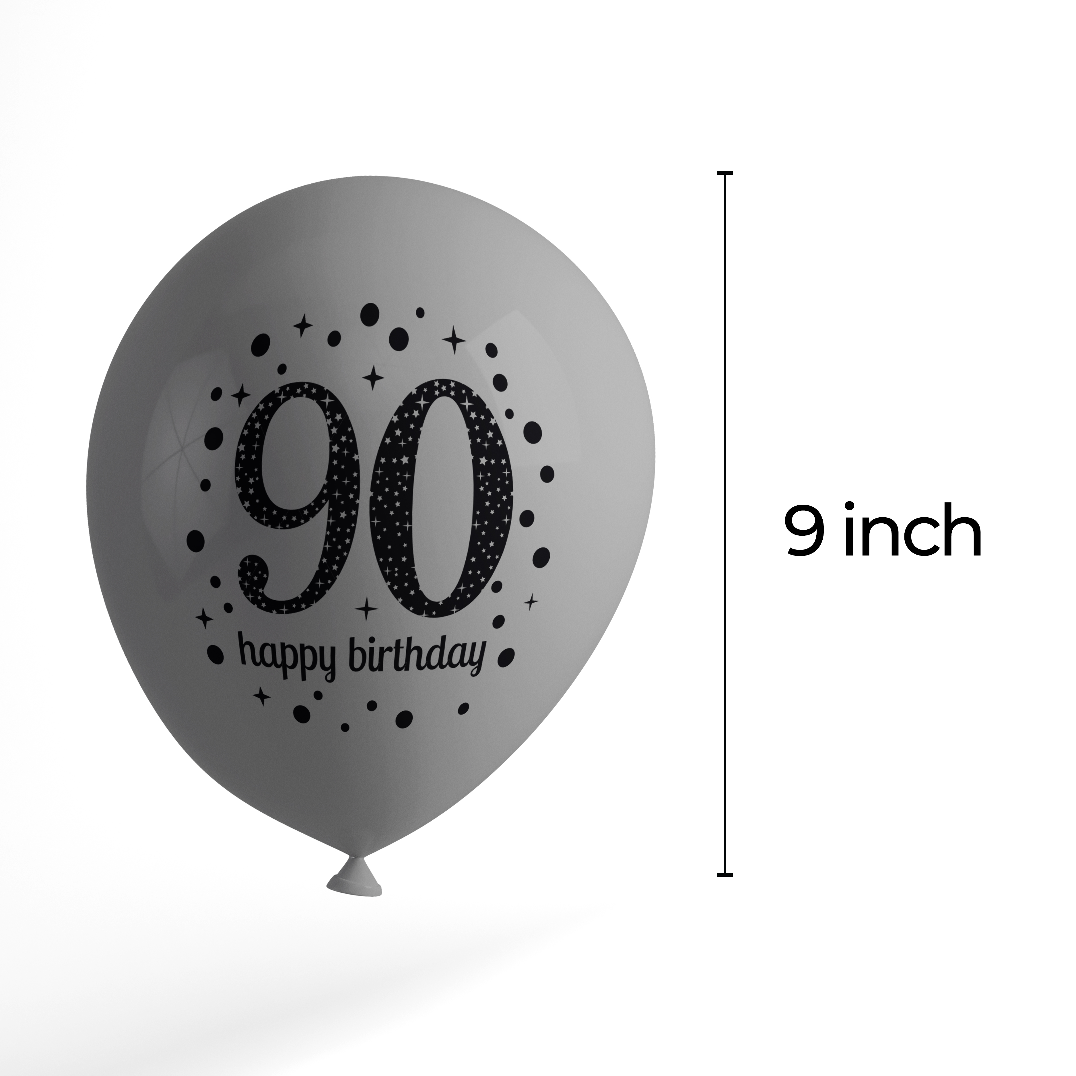 The Magic Balloons- Happy 90th Birthday Balloons pack of 30 pcs-181386