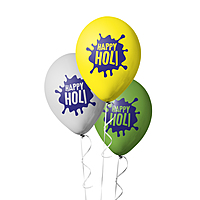 The Magic Balloons - Add Some Color to Your Holi Celebrations with Holi Hai Colorful Balloons - Pack of 30 Vibrant Balloons to Brighten Up Your Festivities!