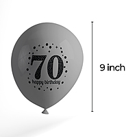The Magic Balloons Store- Happy 70th Birthday Balloons pack of 30-181308