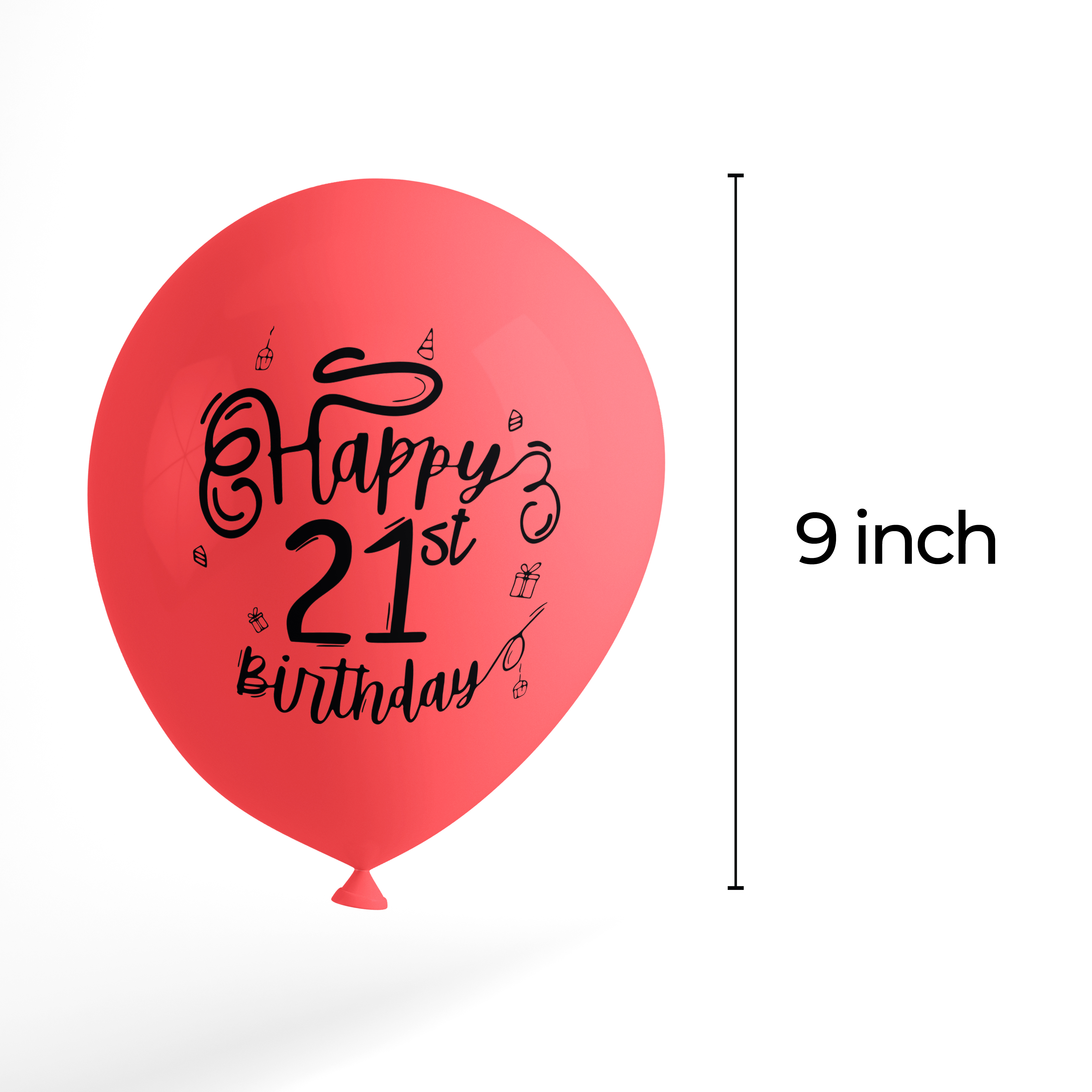 The Magic Balloons Store-Happy Birthday 21st Birthday Decoration balloons-181309