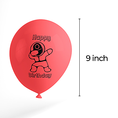 The Magic Balloons- Squid Printed Happy Birthday Party Decorations Squid Theme Party Balloons Decoration Game Party Decorations Supplies Birthday Party- pack of 30 pcs