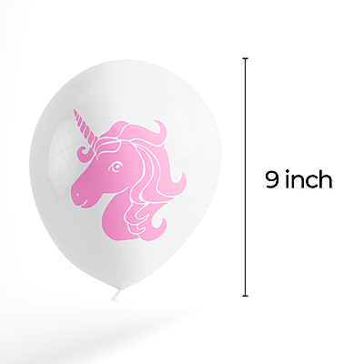 The Magic Balloons Store- Printed Latex Unicorn Balloons-pack of 50