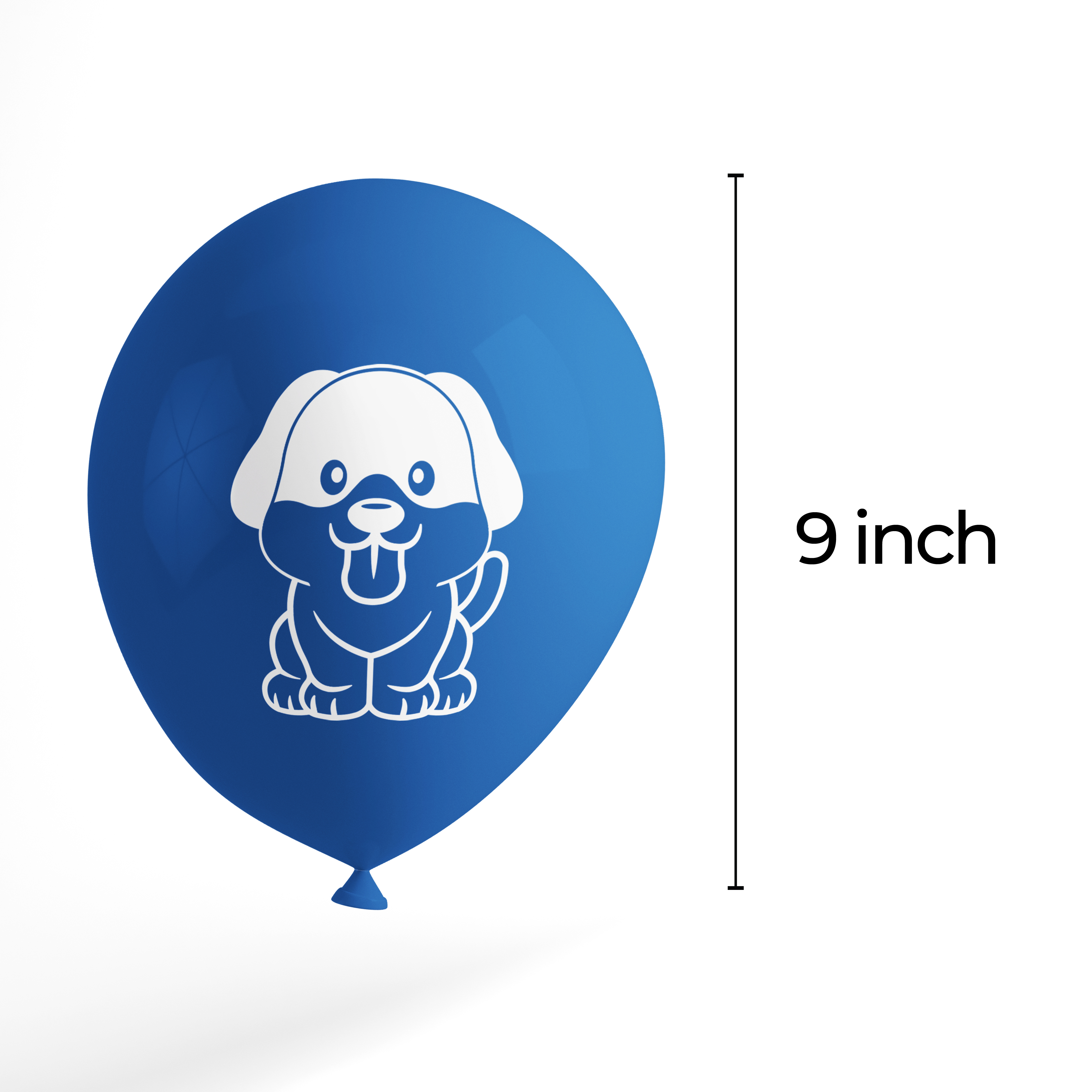 The Magic Balloons - Dog Theme Birthday Balloons With A Banner Latex Balloons For Dog Birthday Party Pack of 21pcs | Blue Balloons Perfect For Dog Parties and Dog Lovers Party Suppliers - 181769