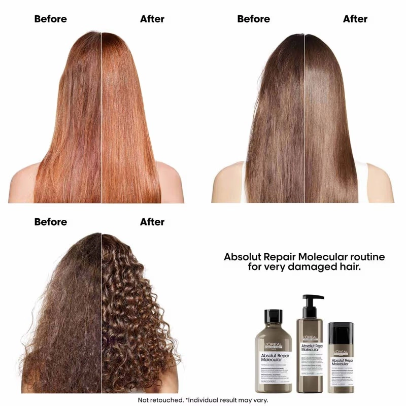 Loreal Absolute Repair Molecular Shampoo 300 ml