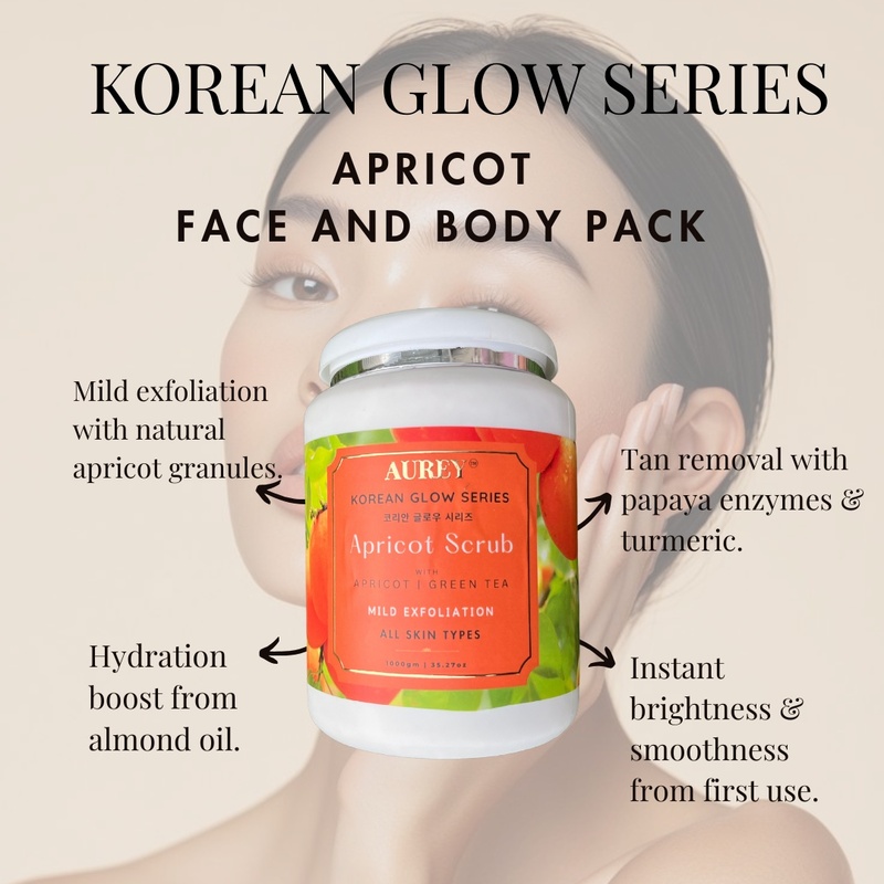 Aurey Korean Apricot Scrub With Apricot & Green Tea 1Kg