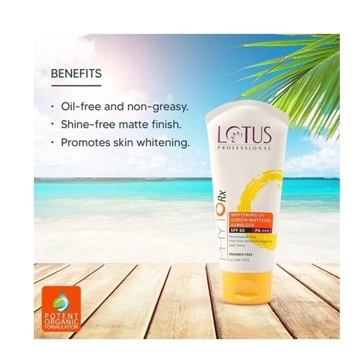 Lotus Professional Screen Matte gel Sunblock SPF 60