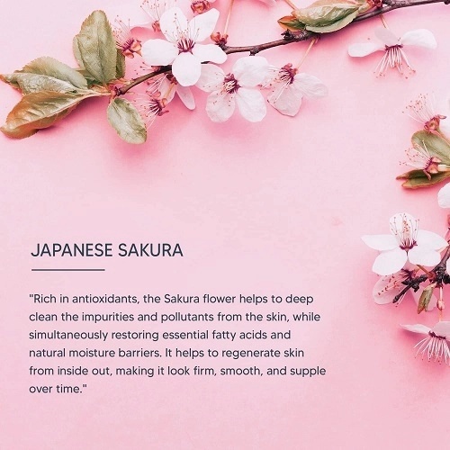 Lotus Dermo Spa Japanese Sakura Skin Whitening Face wash 80 g