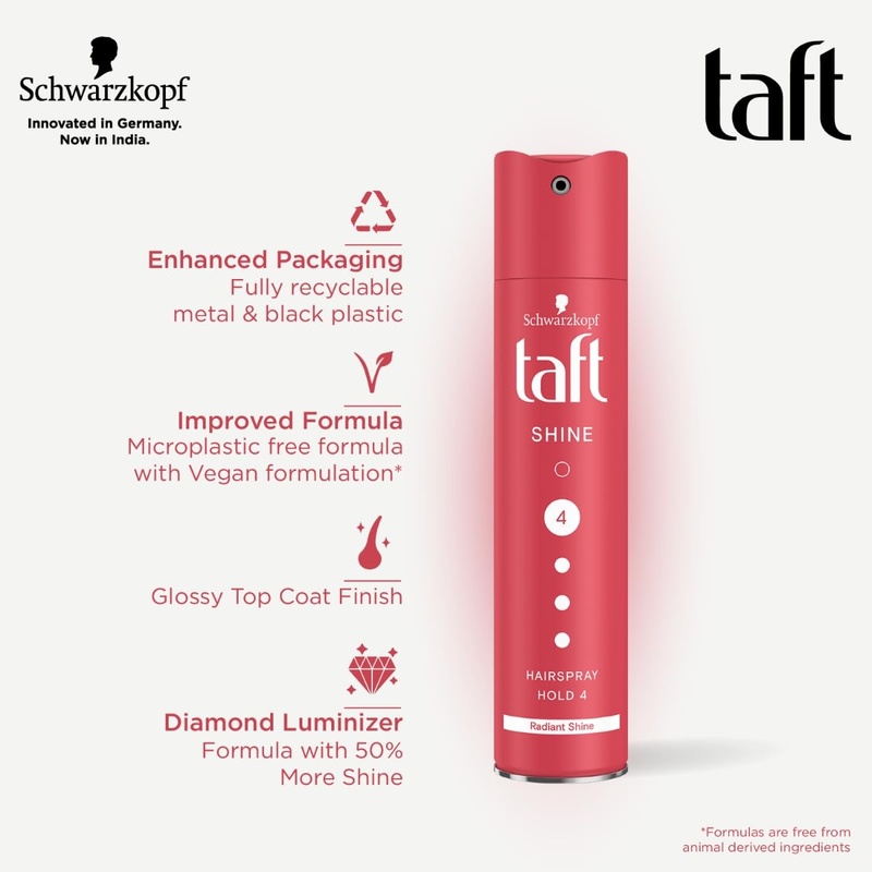 Schwarzkopf Taft Hair Shine 5 Hold Red