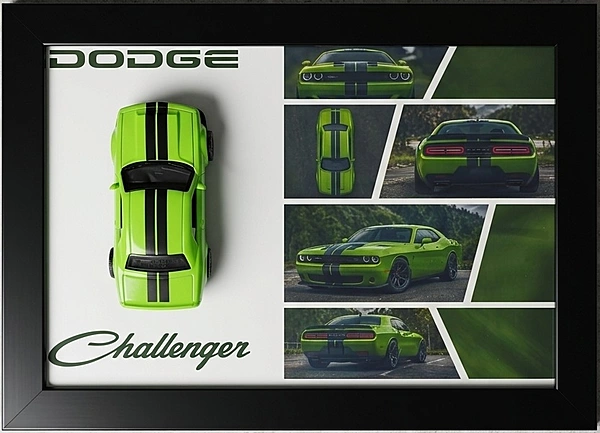 Dodge Die Cast Car Frame , A4