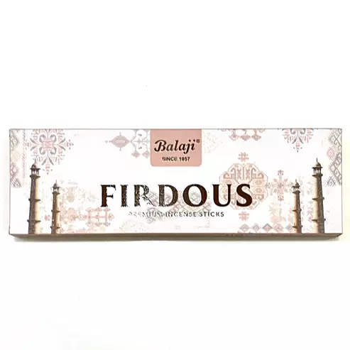 Balaji FIRDOUS Premium Incense Sticks 50g