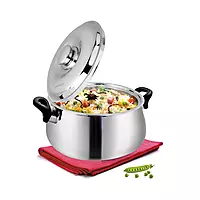 Signora ware Hot Delight Casserole With Handle ,Steel Lid, 2.1 Liter