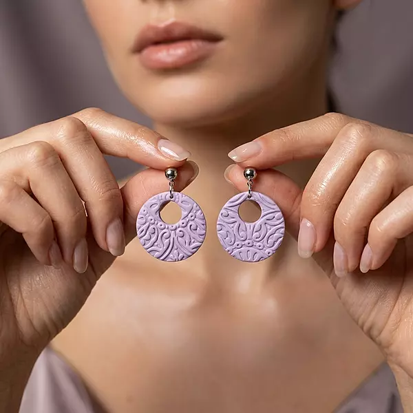 Lavender Mandala Drops