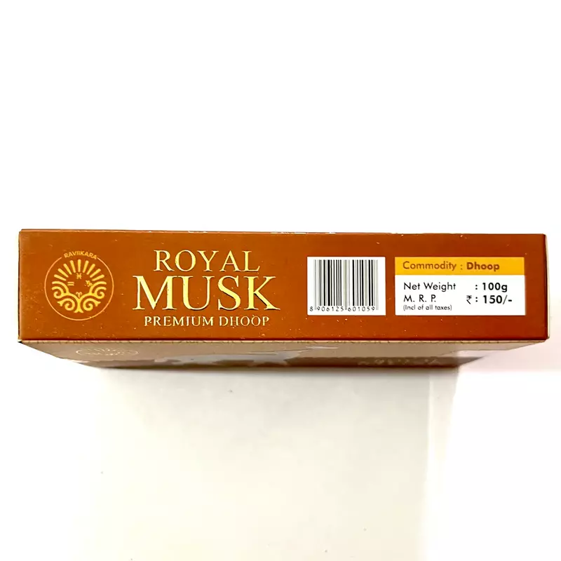 Raviikara ROYAL MUSK Premium Wet Dhoop 100g