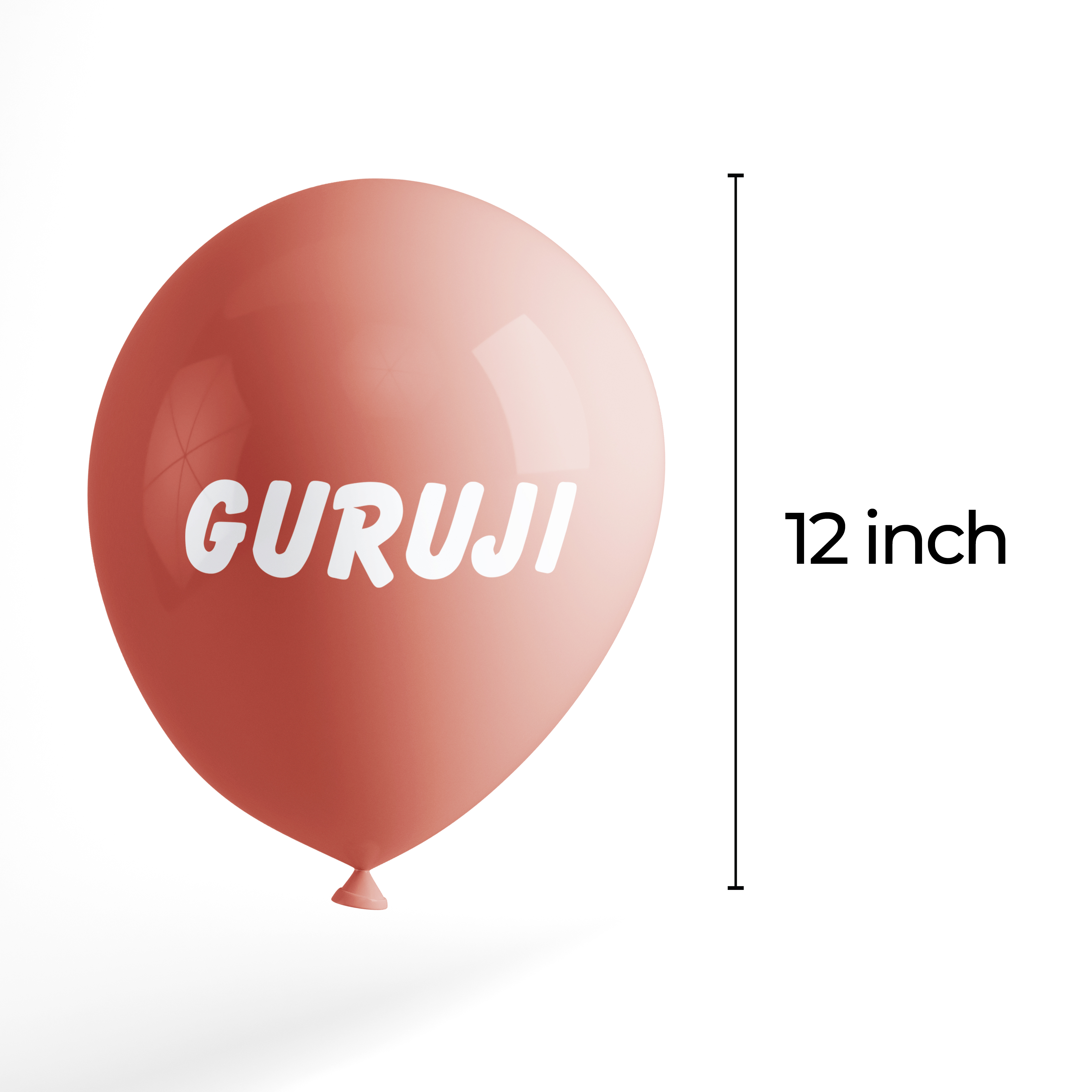 The Magic Balloons - Set of 50 pcs Celebrate the special day Of Guruji Birthday Printed 12" Balloons Multicolor Metallic Balloons with Guru ji Photo and 4 other design