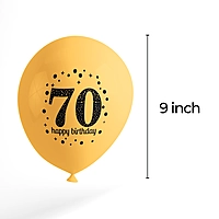 The Magic Balloons Store- Happy 70th Birthday Balloons pack of 30-181308