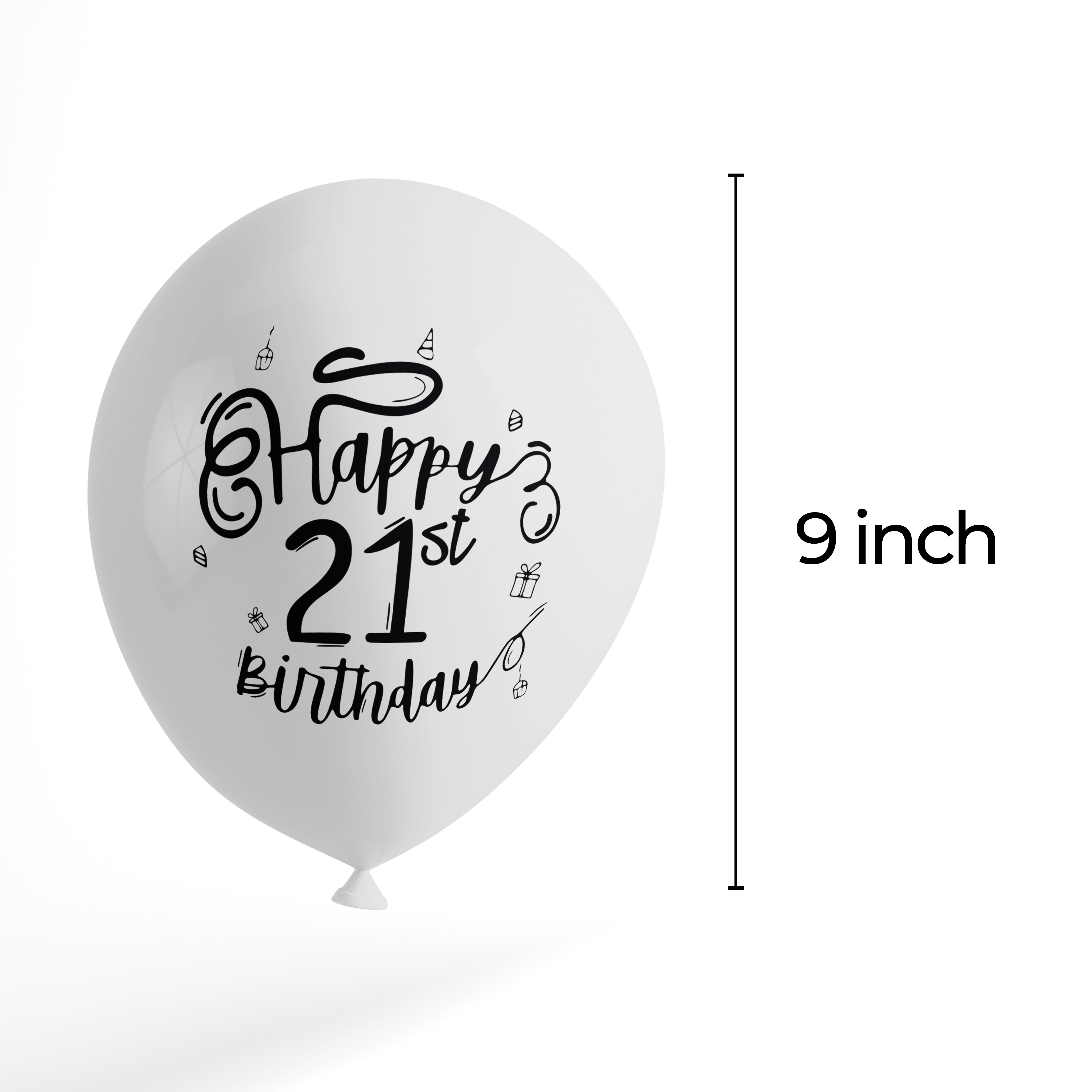 The Magic Balloons Store-Happy Birthday 21st Birthday Decoration balloons-181309