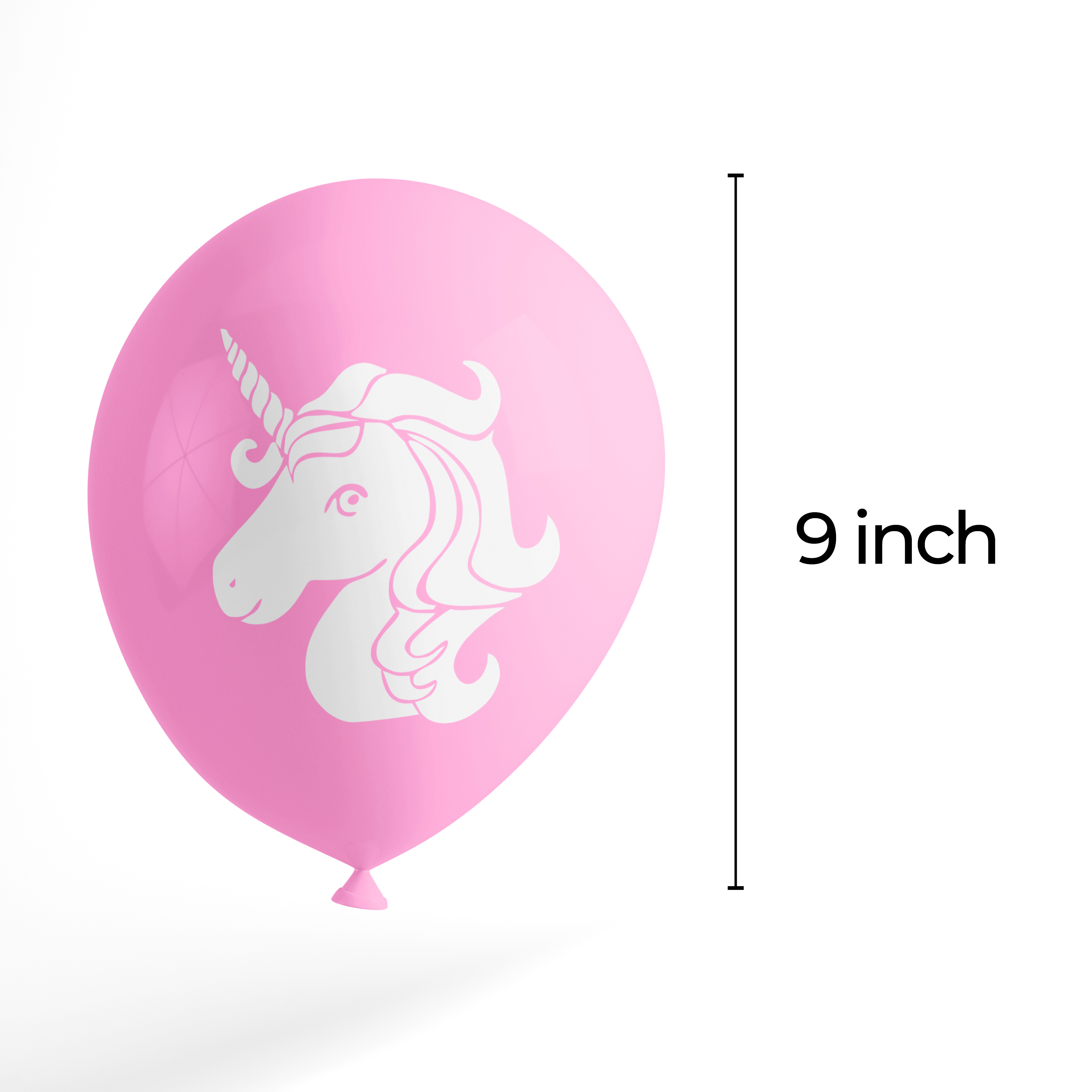 The Magic Balloons Store- Printed Latex Unicorn Balloons theme Pink & White latex balloons for decorations unicorn pack of 30 pcs
