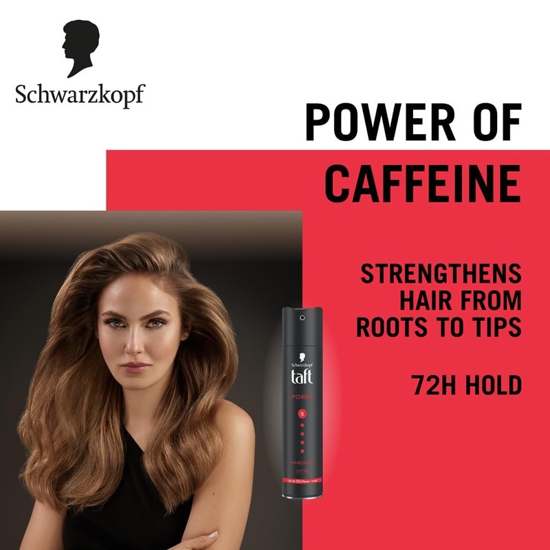 Schwarzkopf Taft Hair Power Hold 5 Black