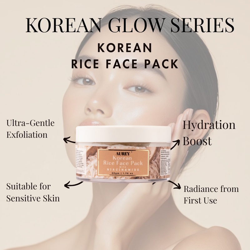 Aurey Korean Rice Face Pack | 50 gm | New