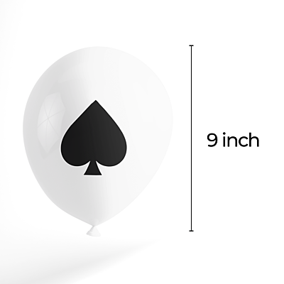 The Magic Balloons Store–Cards theme party balloons Cards Printed Diwali Party Decoration latex Balloons-Pack of 30 cards printed Balloons party supplies –181480