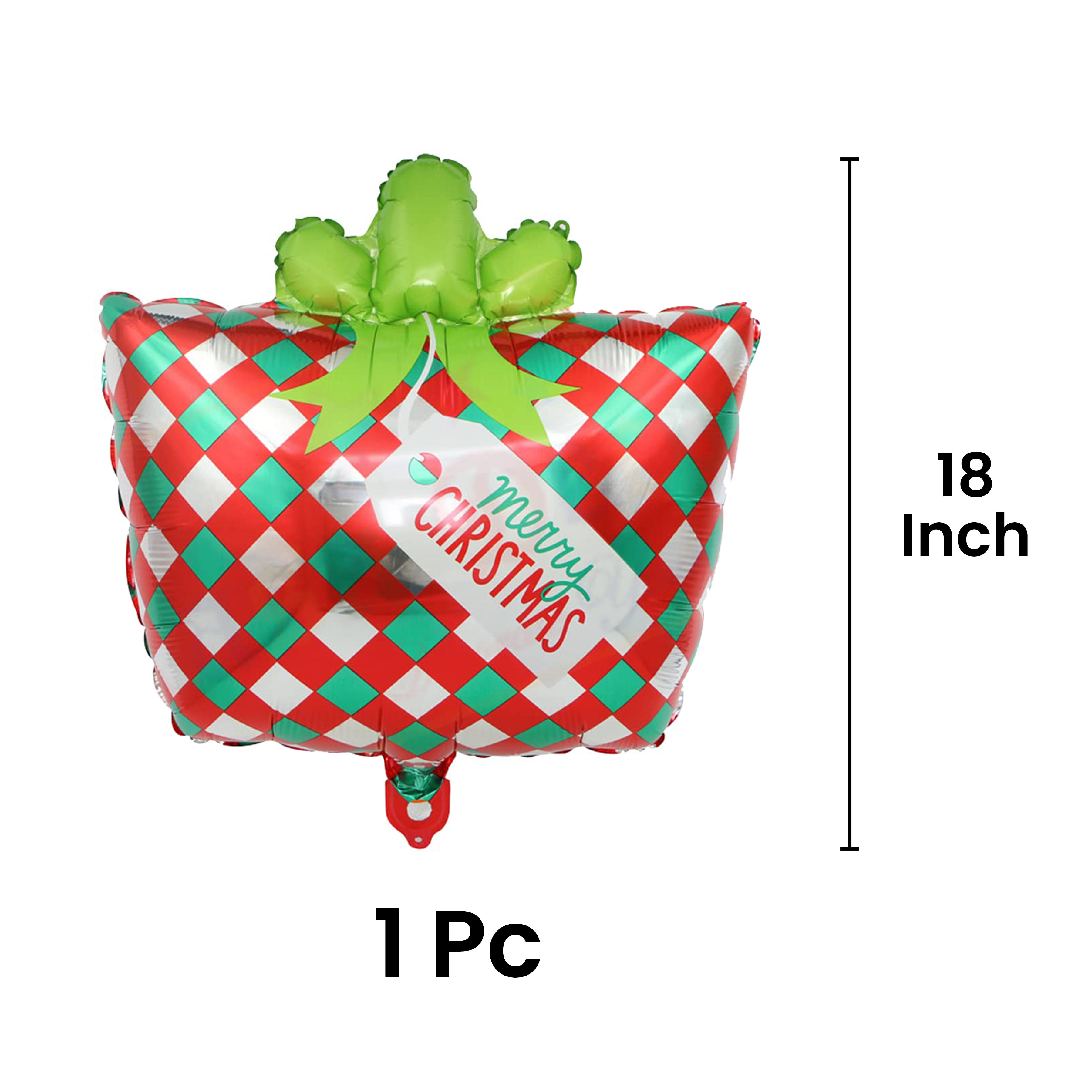 The Magic Balloons - Christmas Theme Foil Balloons For Christmas Party Decoration Pack of 5pcs For Home Office & School Decor Christmas Party Supplier.